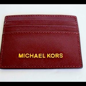 #10 💯Authentic MICHAEL KORS JET SET TRAVEL CARD CASE